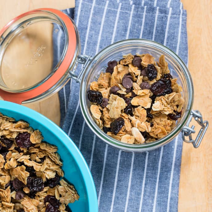 Cherry, Almond, and Chocolate Chip Granola America's Test Kitchen Recipe